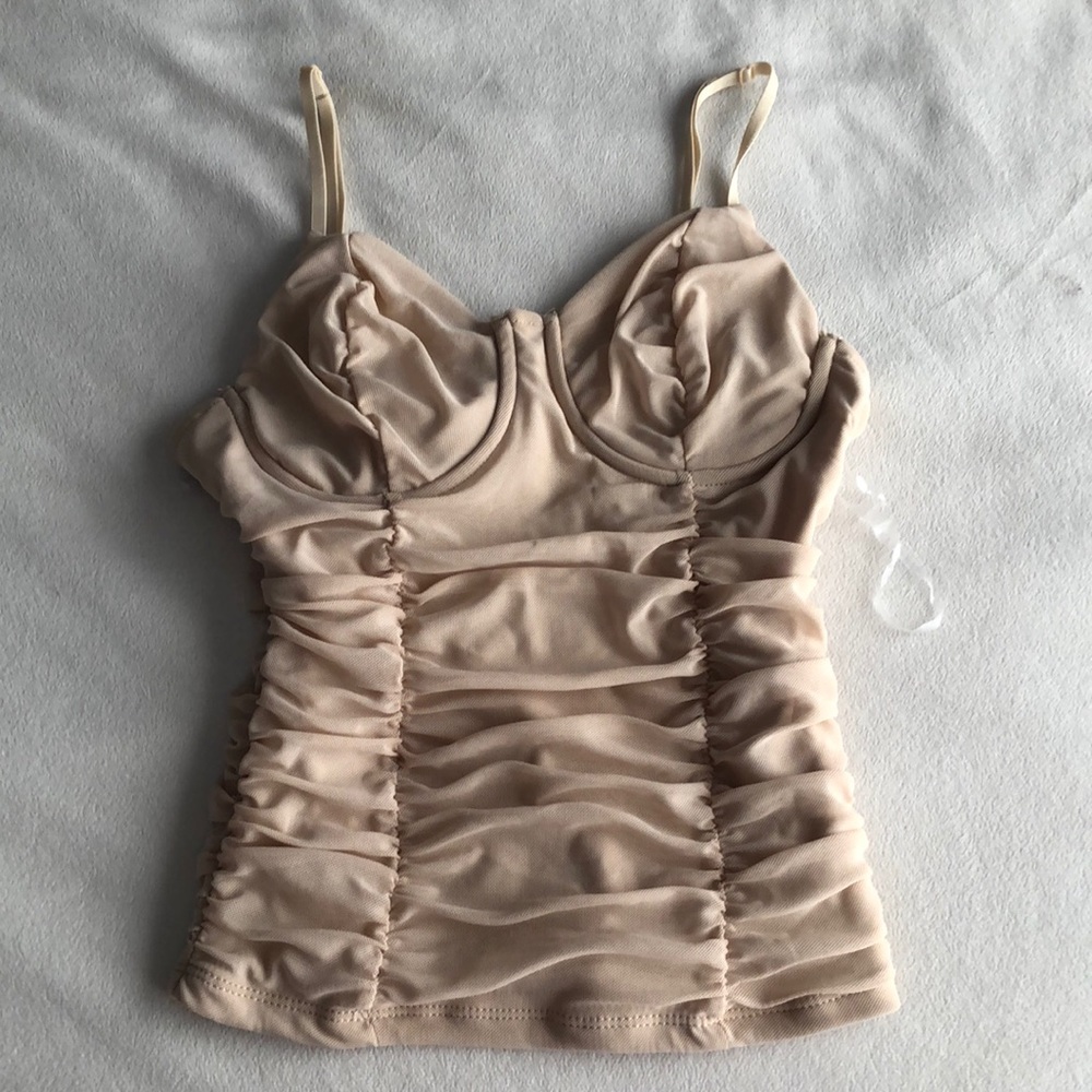 Tan Bustier Cami